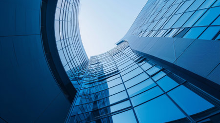 The Blue Planet. Modern architecture buildingの素材