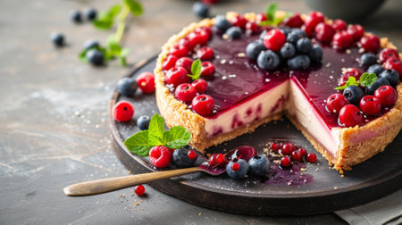 healthy organic summer dessert pie cheesecake. Cheese cakeの素材