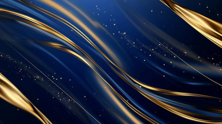 Dark Blue Golden Royal Awards Graphics Backgroundの素材