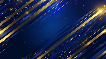 Dark Blue Golden Royal Awards Graphics Backgroundの素材