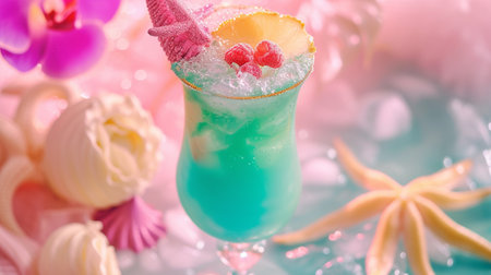 Mermaid Melody Mocktail Royal Restaurantの素材