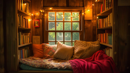 Cabinet with the modern furniture, Mystical Book Nookの素材