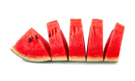 watermelon isolated on white backgroundの写真素材