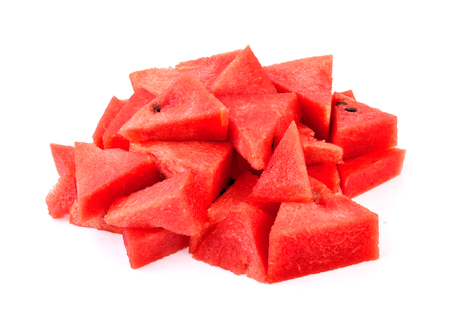 watermelon isolated on white backgroundの写真素材