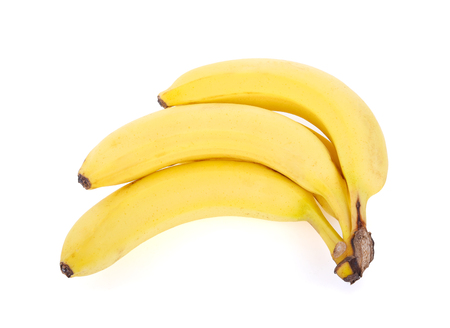 Bunch of bananas isolated on white backgroundの写真素材