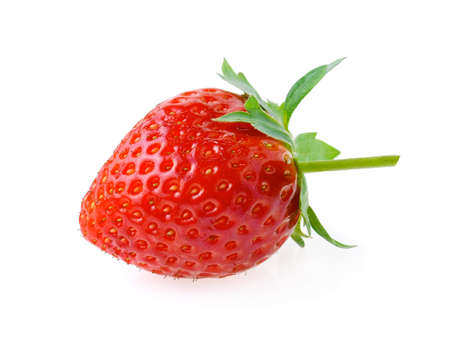 Strawberry isolated on white backgroundの写真素材