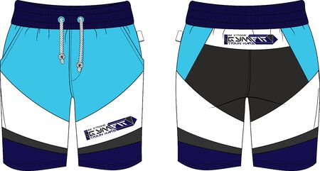 Man shorts free style sport sketch templateのイラスト素材