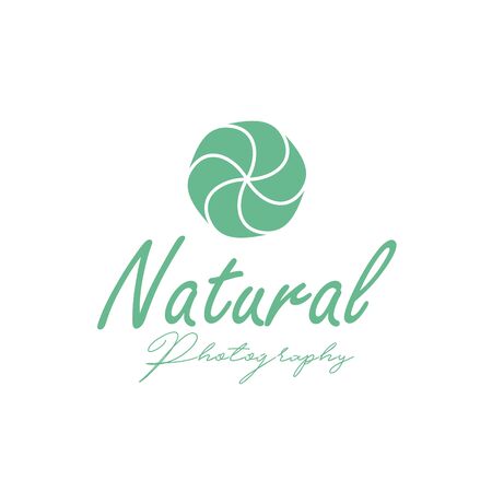 Nature Photographer logo design inspirationのイラスト素材