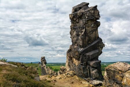 The Devils Wall in the Harz Mountainsの写真素材