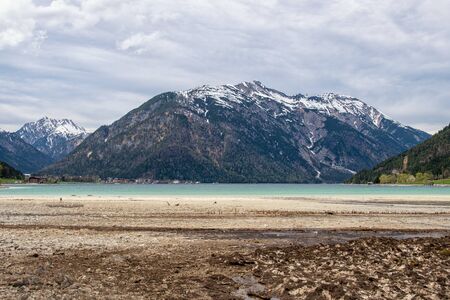The Achensee in the Austrian Alpsの写真素材