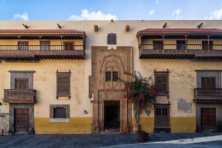 The Columbus house in Las Palmas de Gran Canariaの写真素材