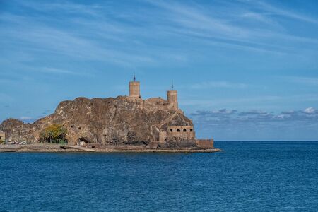 Fortress on the coast of Muscat in Oman