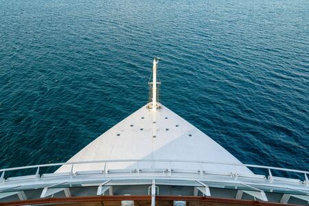 White bug of a cruise shipの写真素材