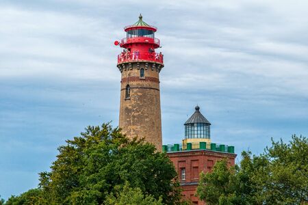 The lighthouses of Cape Arkona on the island of Rügenの写真素材