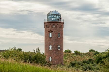 The lighthouses of Cape Arkona on the island of Rügenの写真素材