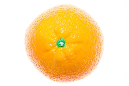 High key shot of an orangeの写真素材
