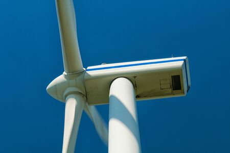Wind turbines in a meadow in Schleswig-Holstein