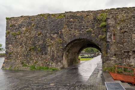 The Spanish Arch in Galway, Irelandの写真素材