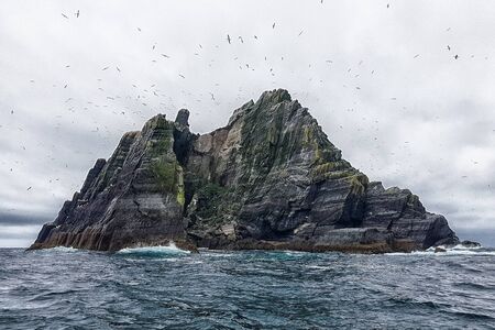 Skellig Michael Island in Ireland
