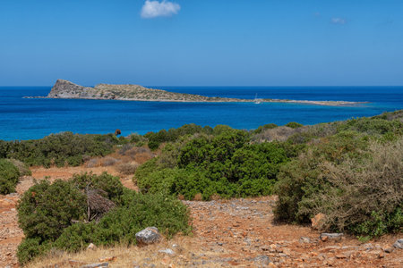 Kolokitha Beach on the Greek island of Creteの写真素材