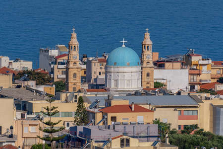 Church of Evaggelistria in Chania on the Greek islandの写真素材