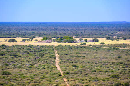 A guest farm in Namibia Africaの写真素材