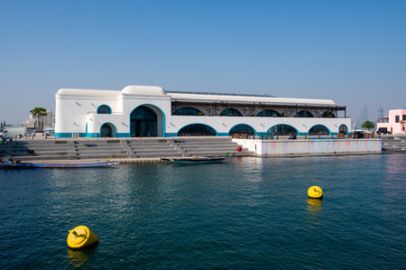 Modern Fish Market Doha Qatarの写真素材