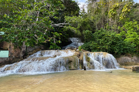 Beautiful river fallsの写真素材