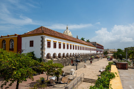 The Caribbean Naval Museum in Cartagena Colombiaの写真素材