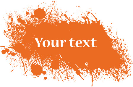 Orange grunge background with place for your textのイラスト素材