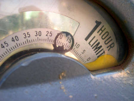 Parking meterの写真素材