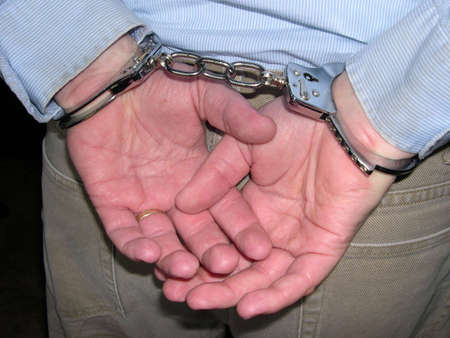 Under Arrestの写真素材