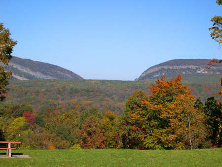 Somewhere along I-80 in Pennsylvania or New Jerseyの写真素材