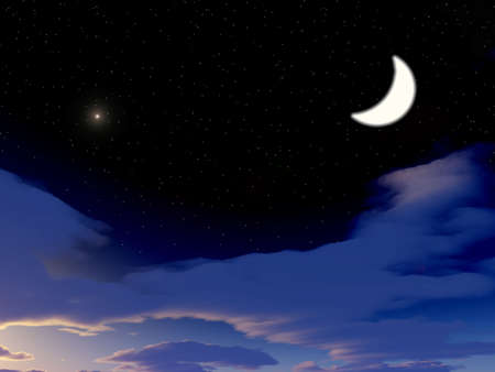 Look at the stars!の写真素材