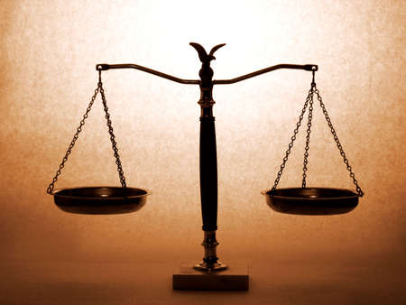 Silhouetted Scaleの写真素材