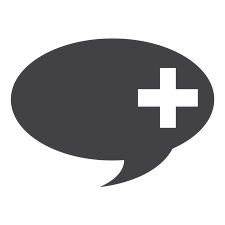 flat icon - add comment iconのイラスト素材