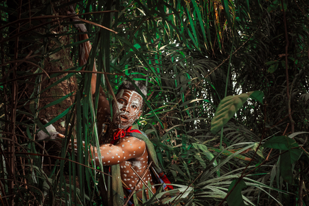 Monster in the treesの写真素材