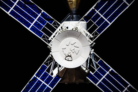 A model of an early NASA satellite.の写真素材