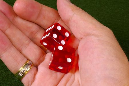 Dice in a Hand
