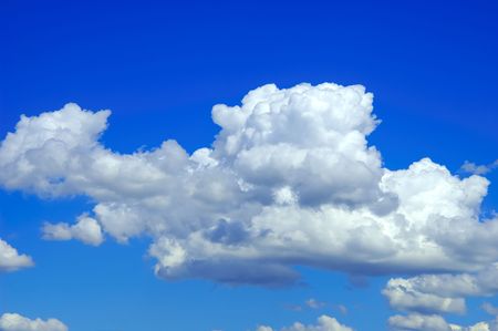 Blue Sky with Cloudsの写真素材