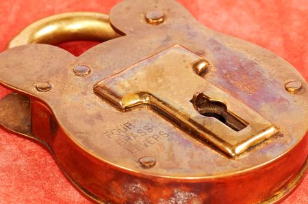 Antique Brass Lock