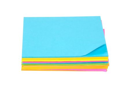 Isolated Color Postits