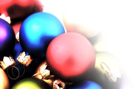 Christmas Ornament Background With Soft Blur.の写真素材