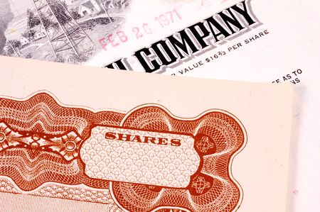 Company Stock Certificatesの写真素材