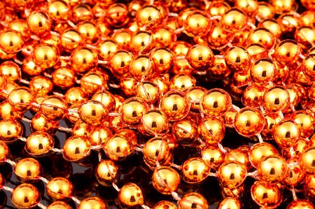 Orange Colored Beadsの写真素材
