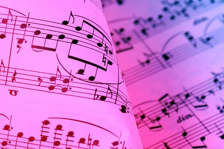 Sheet Music Backgroundの写真素材