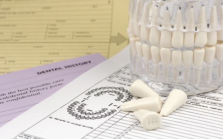 Photo of Dental Forms and Dental Modelの写真素材