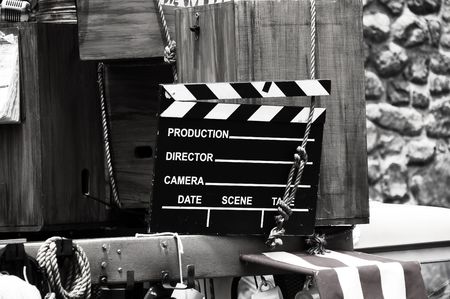 Phot of a Movie Slateの写真素材