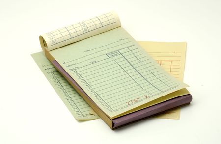 Photo of a Receipt Book