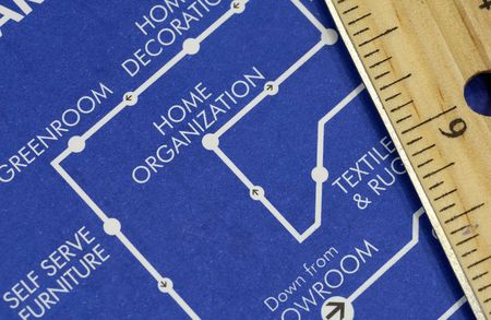 Retail Store Blueprintの写真素材